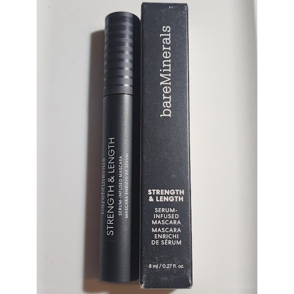 BareMinerals Strength & Length Serum Infused Mascara Color Shade Extreme Black